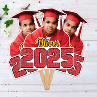 Custom Graduation Head Face Cutouts