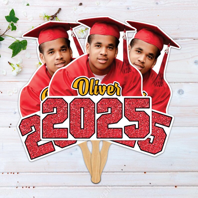 Custom Graduation Head Face Cutouts