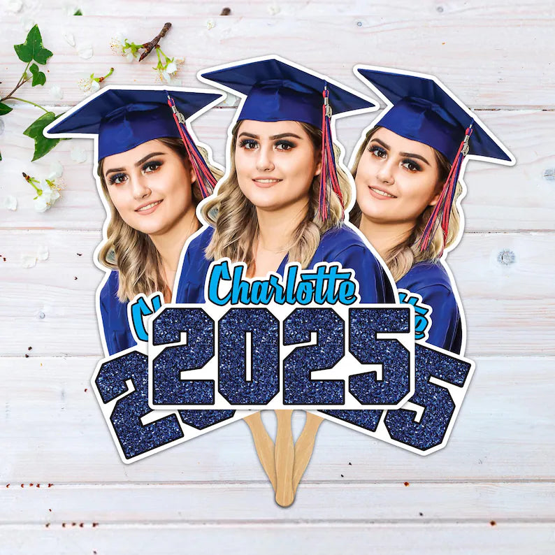 Custom Graduation Head Face Cutouts