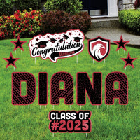 Personalized Graduation Yard Sign Letters