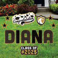 Personalized Graduation Yard Sign Letters