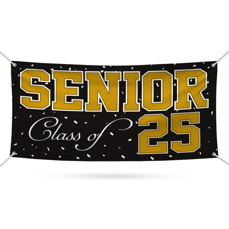 Senior Graduation 2025 Banner Sign