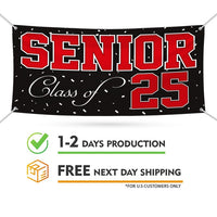 Senior Graduation 2025 Banner Sign