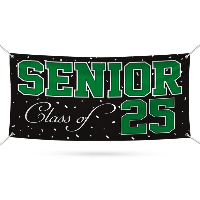 Senior Graduation 2025 Banner Sign