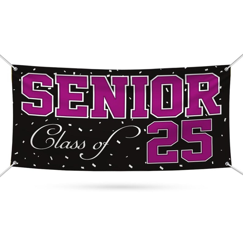 Senior Graduation 2025 Banner Sign