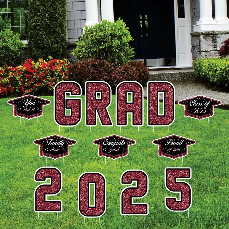 Graduation 2025 Yard Sign Letters