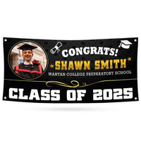 Graduation 2025 Personalized Photo Banner Sign