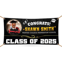 Graduation 2025 Personalized Photo Banner Sign