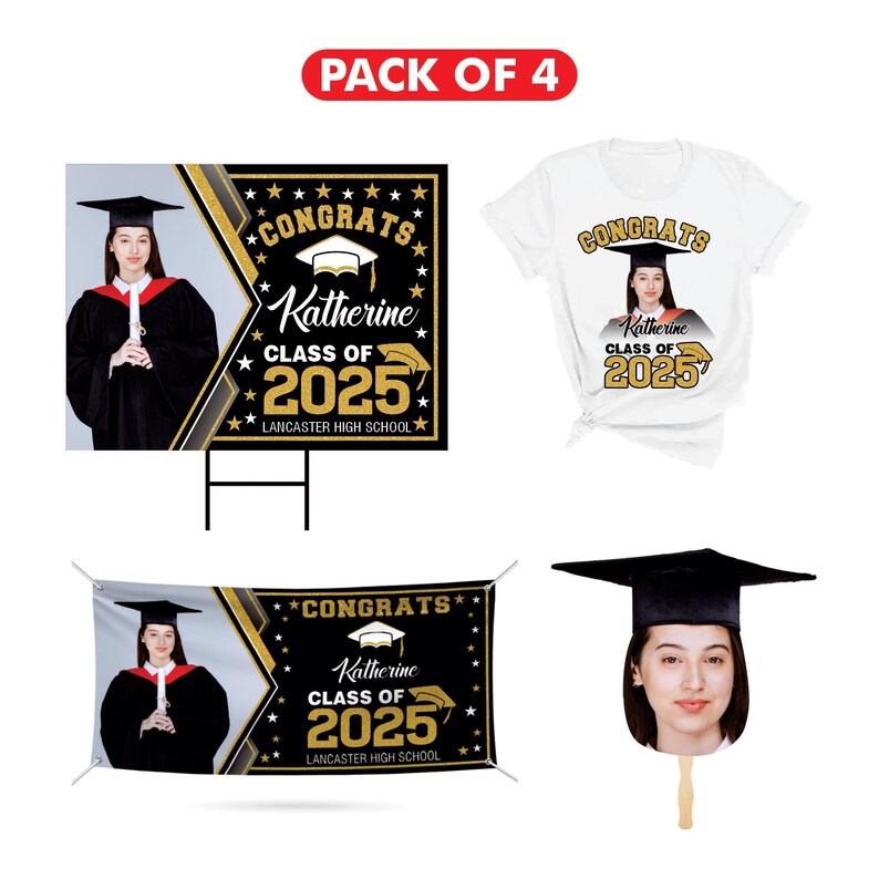 Pack of Custom Graduation 2025