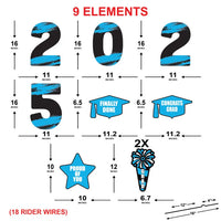 Graduation 2025 Yard Sign Letters