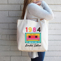 Limited Edition 1984 Birthday Tote Bag, Born In 1984 Tote Bag