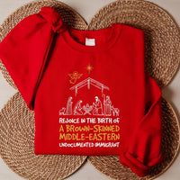 Rejoice In The Birth Of A Brown-Skinned Middle Eastern Sweatshirt