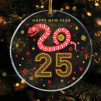 New Year 2025 Year Of The Snake Ornament, Snake Year Acrylic Ornament