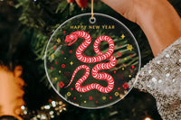 New Year 2025 Year Of The Snake Ornament, Snake Year Acrylic Ornament