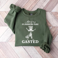 All of My Flabbers Are Gasted Sweatshirt, Funny Raccoon Apparel