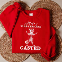 All of My Flabbers Are Gasted Sweatshirt, Funny Raccoon Apparel