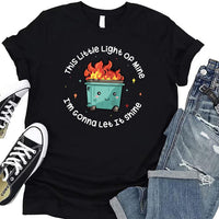 This Little Light of Mine I'm Gonna Let It Shine Short Sleeve T-Shirt