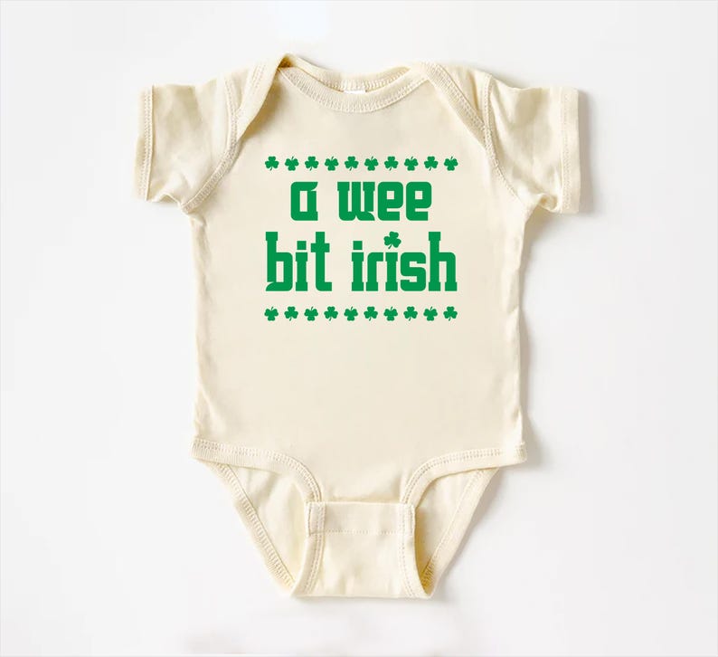 St Patrick's Day Baby Shirt, Festive Irish Clothing