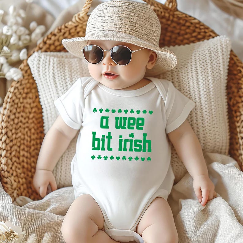 St Patrick's Day Baby Shirt, Festive Irish Clothing