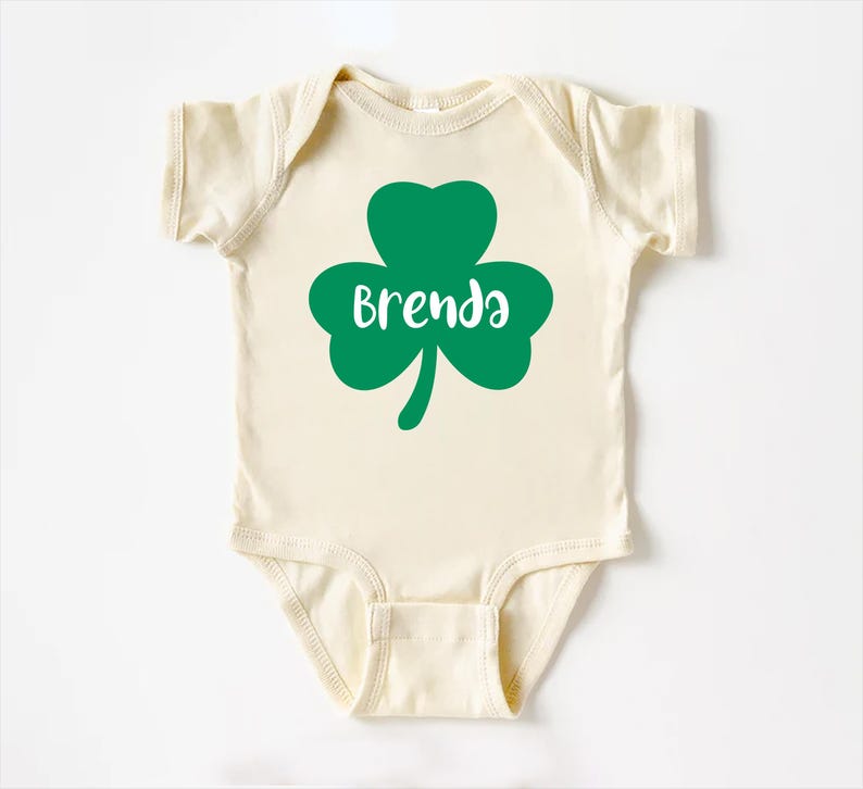 Personalized St. Patrick's Day Baby Sweatshirt, Custom Shamrock Kids Pullover