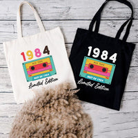 Limited Edition 1984 Birthday Tote Bag, Born In 1984 Tote Bag