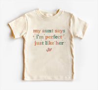 My Aunt Says I'm Perfect Like Her - Baby Sweatshirt