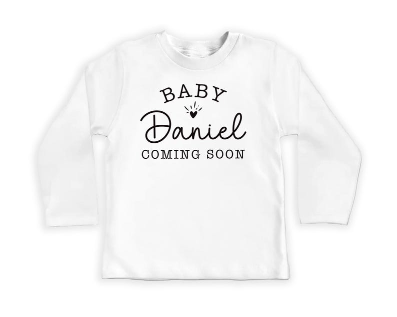 Personalized Announcement Baby Shirt