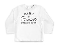 Personalized Announcement Baby Shirt