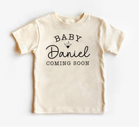 Personalized Announcement Baby Shirt