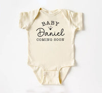 Personalized Announcement Baby Shirt