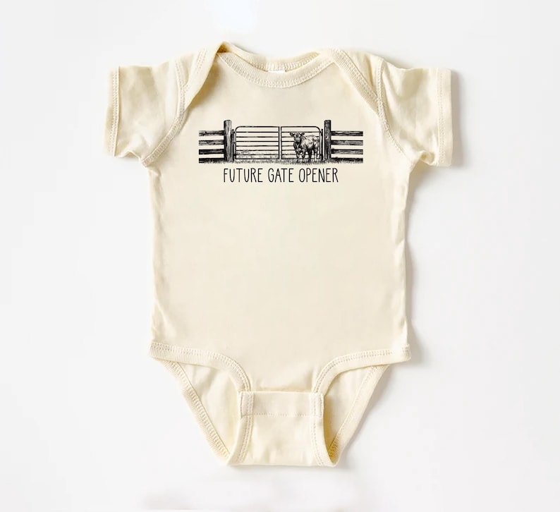 Future Gate Opener Baby Shirt, Cute Country Baby Outfit