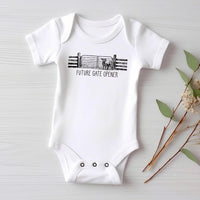 Future Gate Opener Baby Shirt, Cute Country Baby Outfit