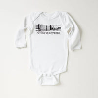 Future Gate Opener Baby Bodysuit, Cute Country Baby Outfit