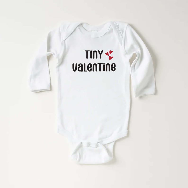 Tiny Valentine Baby Sweatshirt, Adorable Valentine's Outfit for Boys and Girls