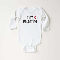 Tiny Valentine Baby Bodysuit, Adorable Valentine's Outfit for Boys and Girls