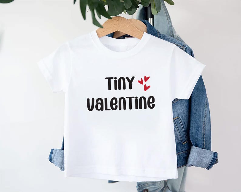 Tiny Valentine Baby Shirt, Adorable Valentine's Outfit for Boys and Girls