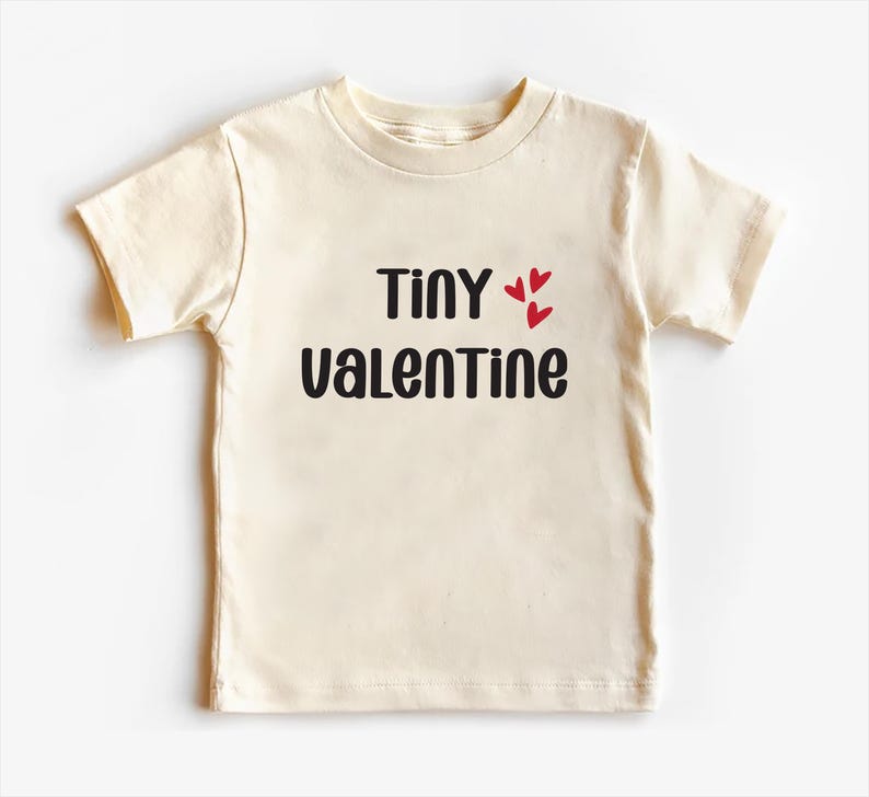 Tiny Valentine Baby Bodysuit, Adorable Valentine's Outfit for Boys and Girls