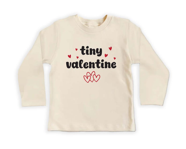 Tiny Valentine Baby Sweatshirt, Adorable Valentine's Outfit for Boys and Girls