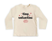 Tiny Valentine Baby Bodysuit, Adorable Valentine's Outfit for Boys and Girls