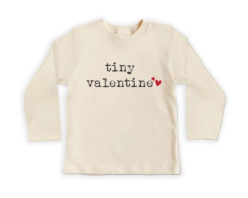 Tiny Valentine Baby Bodysuit, Adorable Valentine's Outfit for Boys and Girls