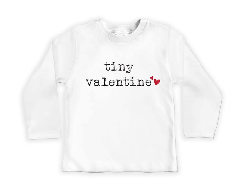 Tiny Valentine Baby Bodysuit, Adorable Valentine's Outfit for Boys and Girls