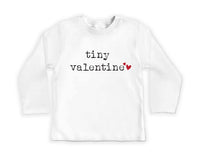 Tiny Valentine Baby Bodysuit, Adorable Valentine's Outfit for Boys and Girls