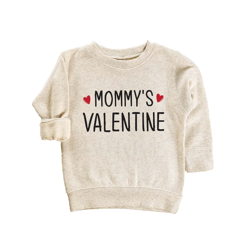 Mommy's Valentine Baby Bodysuit, Adorable Valentine's Outfit for Boys and Girls