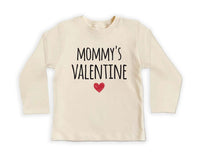 Mommy's Valentine Baby Sweatshirt, Adorable Valentine's Outfit for Boys and Girls