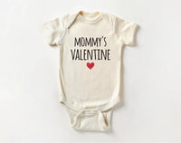 Mommy's Valentine Baby Shirt, Adorable Valentine's Outfit for Boys and Girls