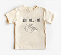 Custom Uncle + Me Baby Shirt, Adorable Gift for Nephew | Niece