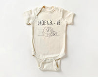 Custom Uncle + Me Baby Shirt, Adorable Gift for Nephew | Niece