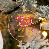 New Year 2025 Year Of The Snake Ornament, Snake Year Acrylic Ornament