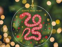 New Year 2025 Year Of The Snake Ornament, Snake Year Acrylic Ornament