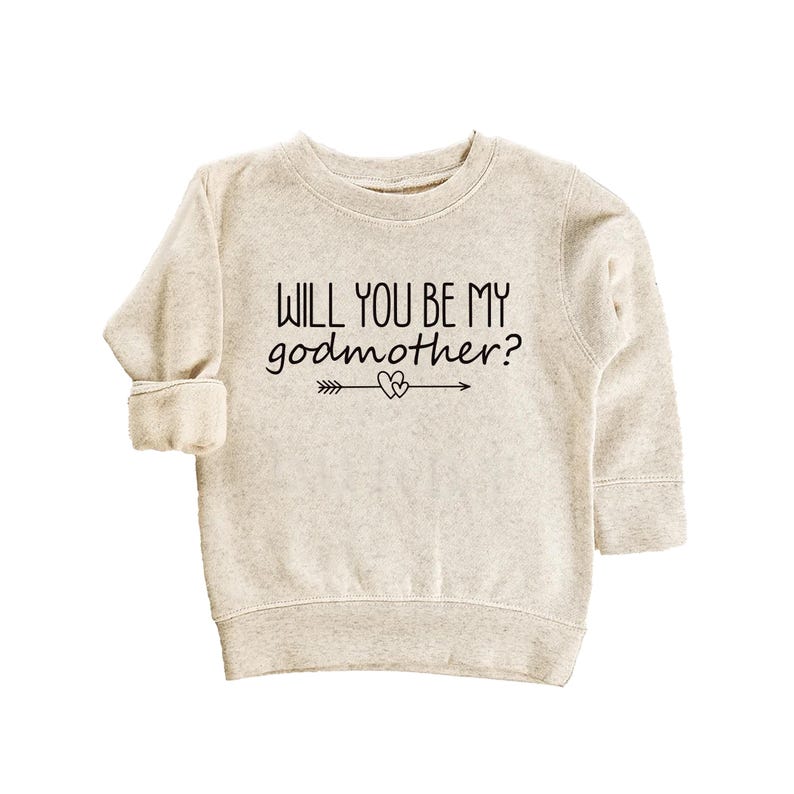 Will You Be My Godmother? Baby Shirt, Cute Pregnancy Announcement Baby Outfit